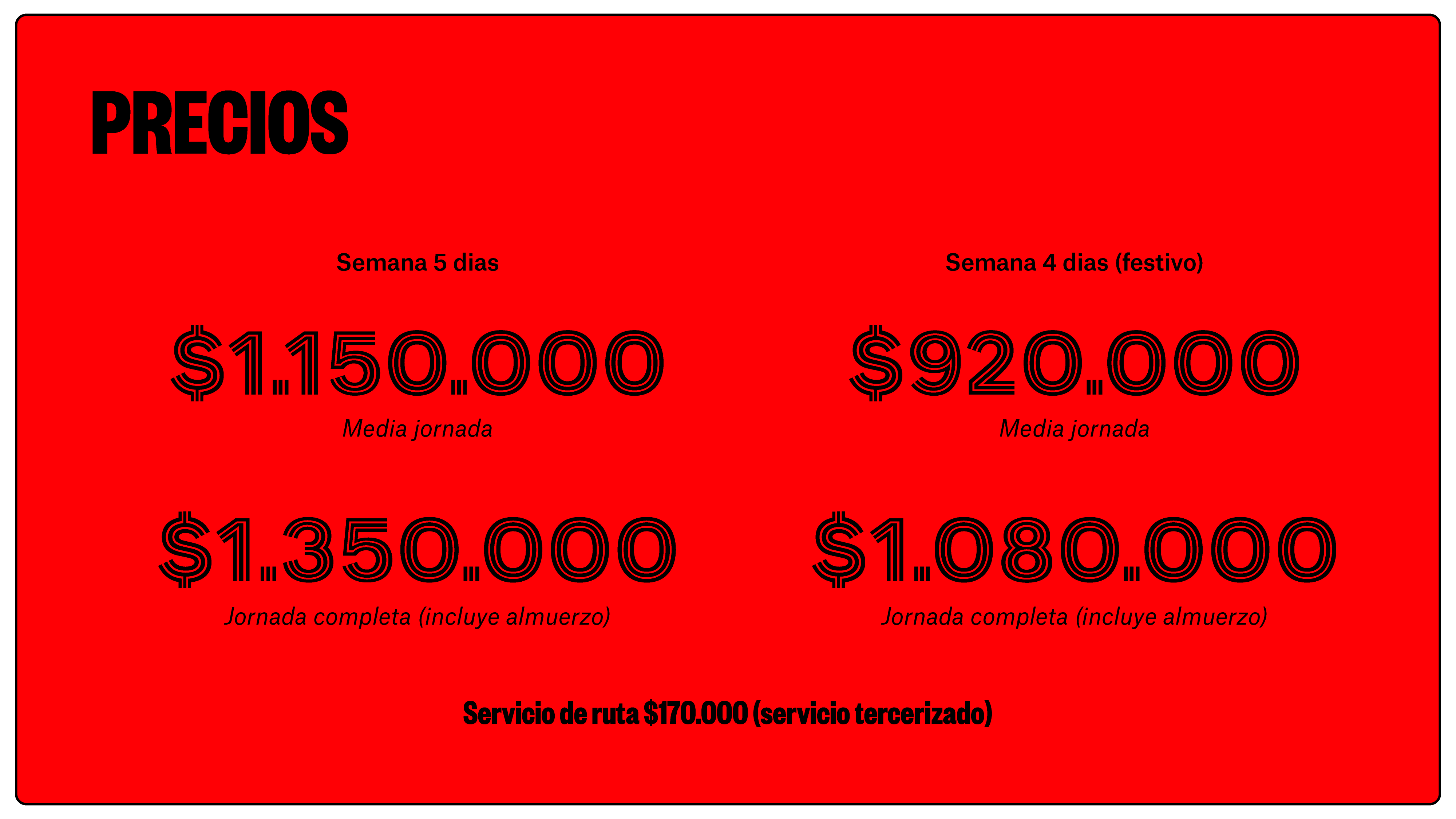 Precios